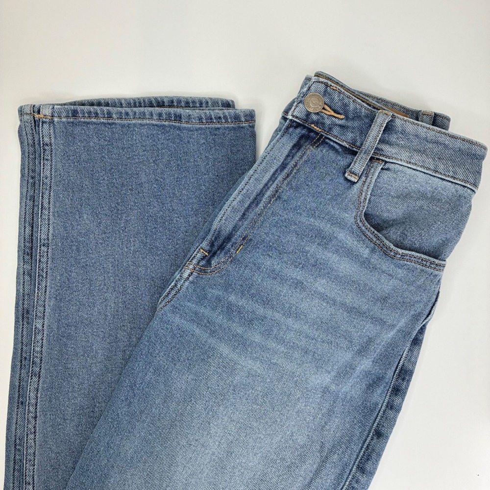 Hollister Ultra High Rise Dad Jeans 90s Vintage Stretch Light Wash 0R 24x31